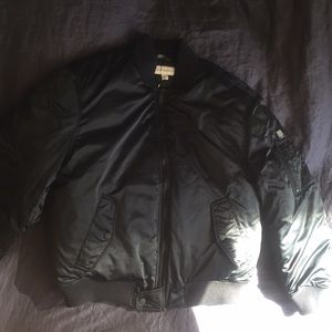 Black Calvin Klein Bomber Jacket (size M)